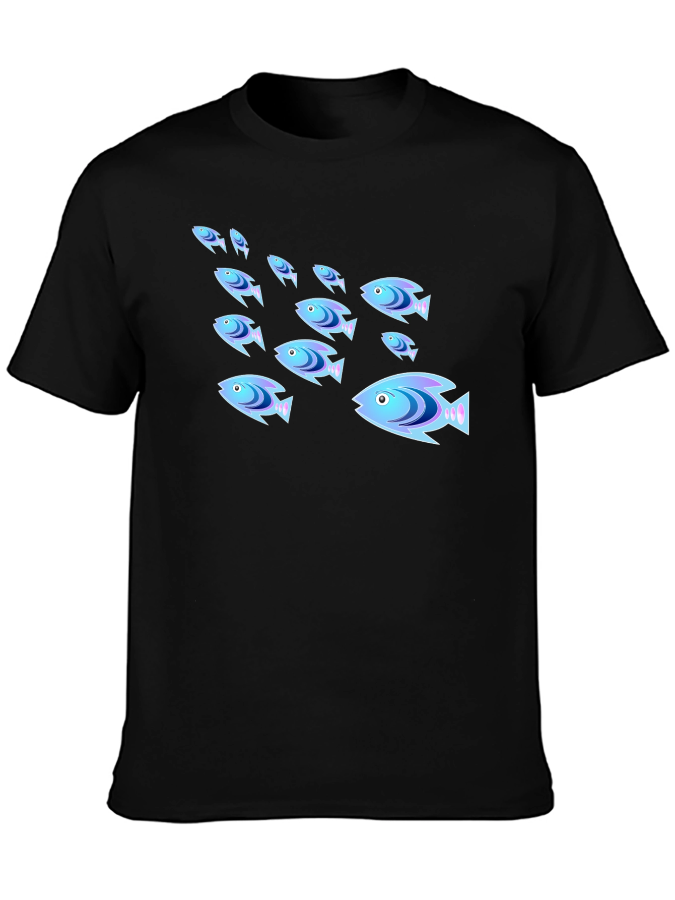 School of Fish Graphic T-Shirt