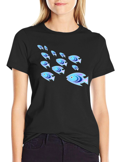 School of Fish Graphic T-Shirt