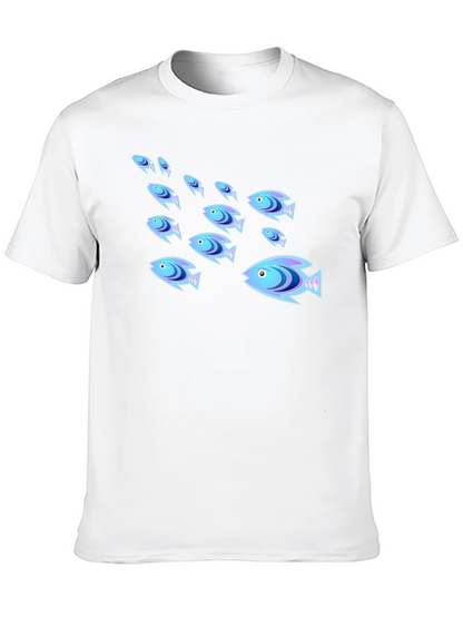 School of Fish Graphic T-Shirt