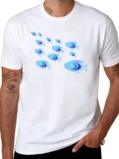 School of Fish Graphic T-Shirt