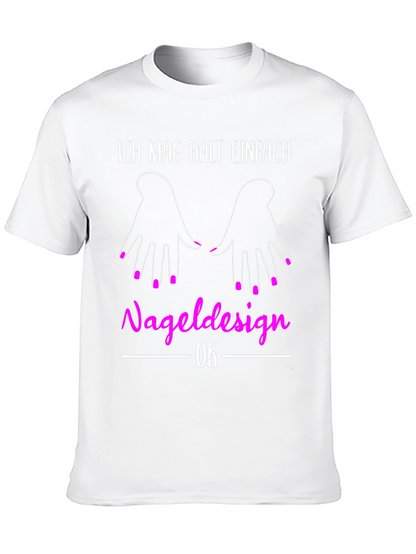Funny Nail Design T-Shirt for Manicure Lovers