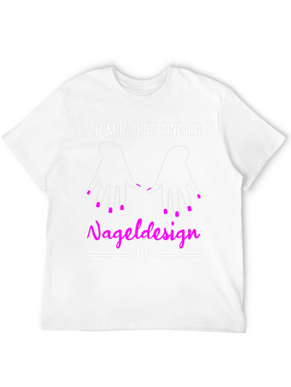 Funny Nail Design T-Shirt for Manicure Lovers