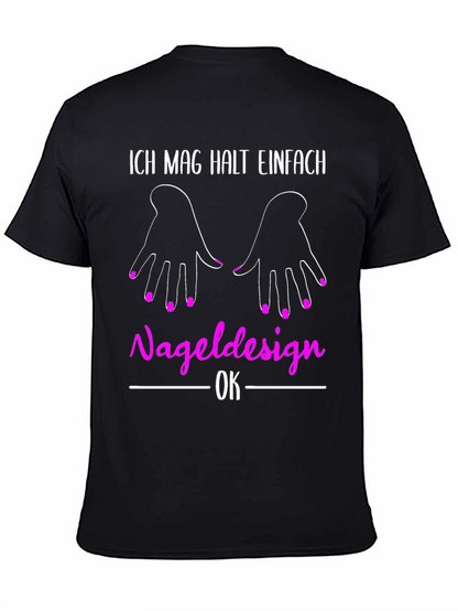Funny Nail Design T-Shirt for Manicure Lovers