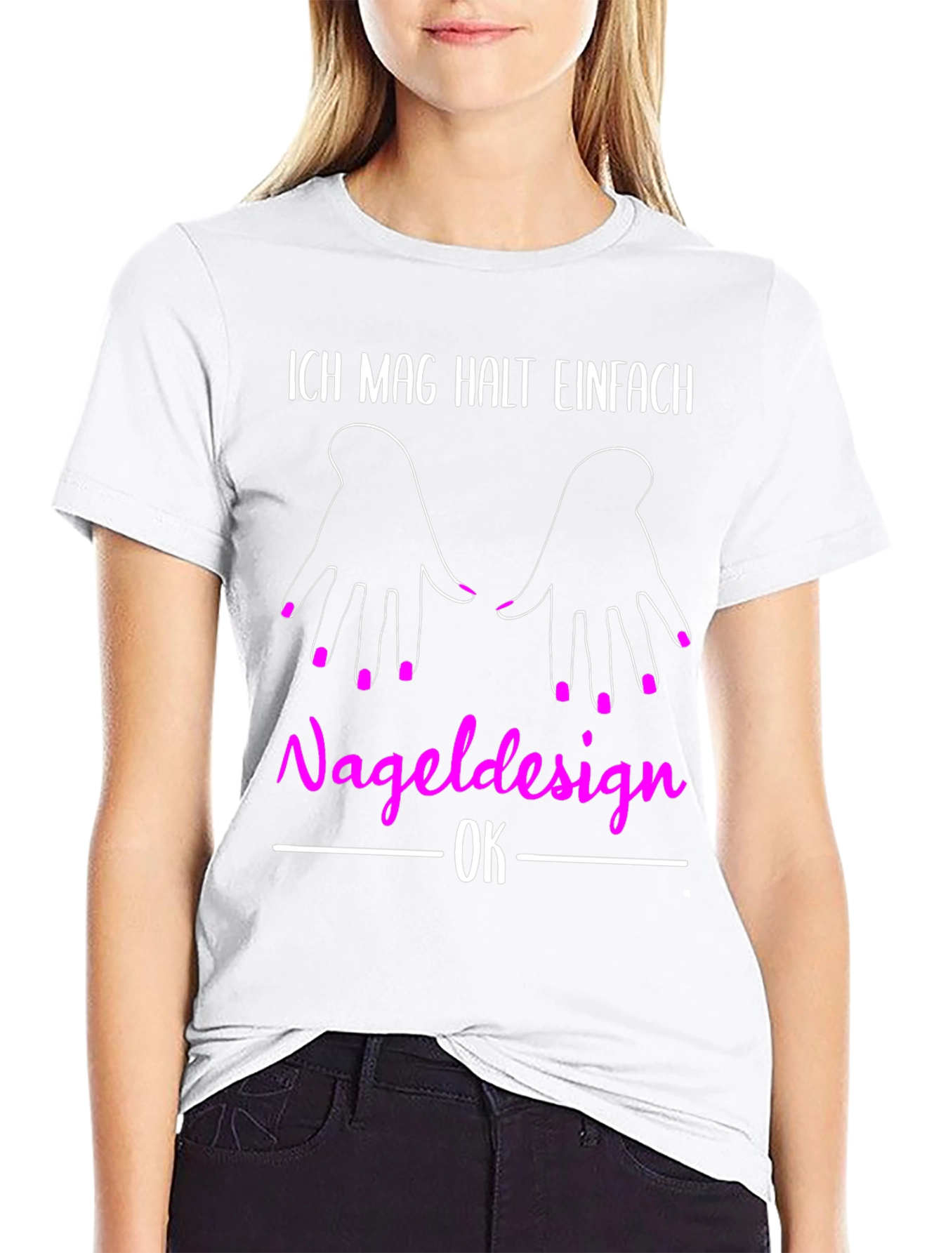 Funny Nail Design T-Shirt for Manicure Lovers