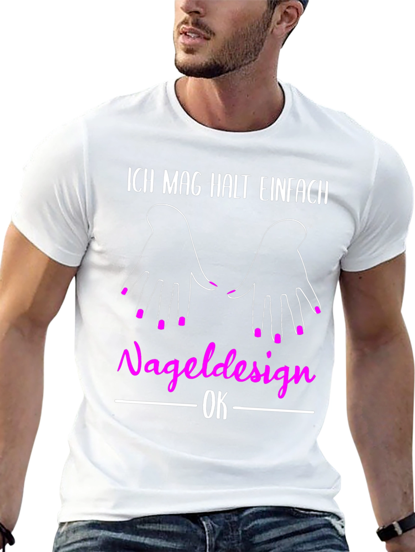 Funny Nail Design T-Shirt for Manicure Lovers