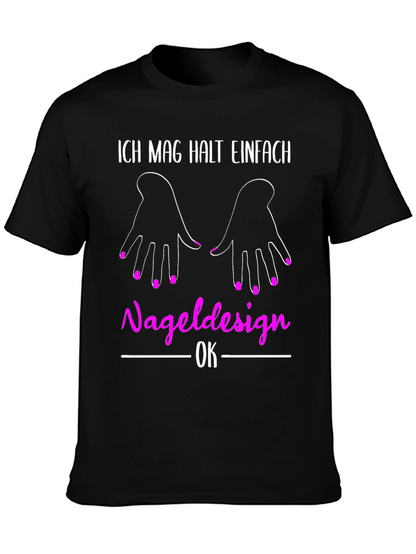 Funny Nail Design T-Shirt for Manicure Lovers