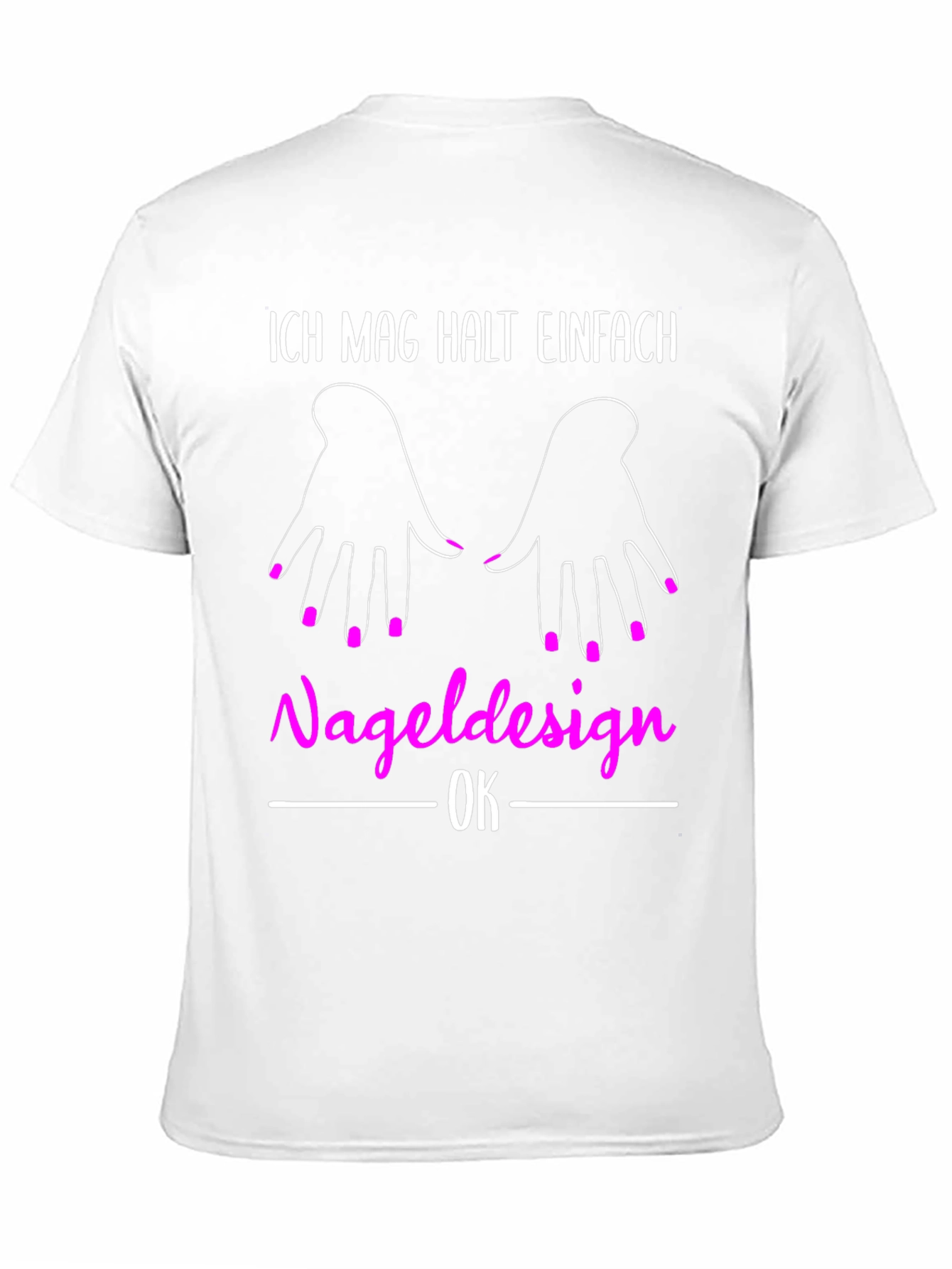Funny Nail Design T-Shirt for Manicure Lovers