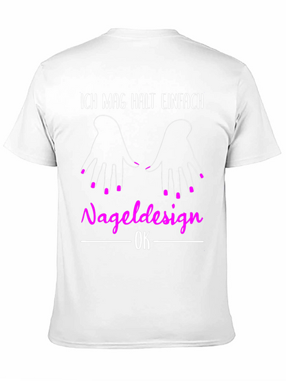 Funny Nail Design T-Shirt for Manicure Lovers