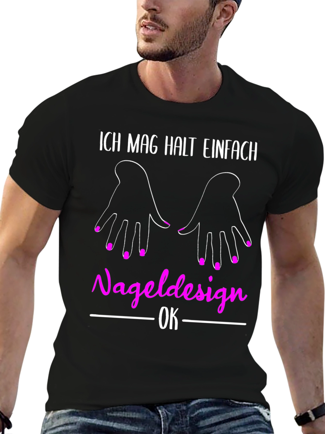 Funny Nail Design T-Shirt for Manicure Lovers
