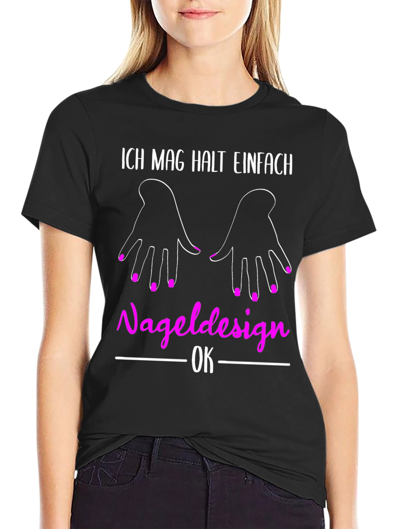 Funny Nail Design T-Shirt for Manicure Lovers