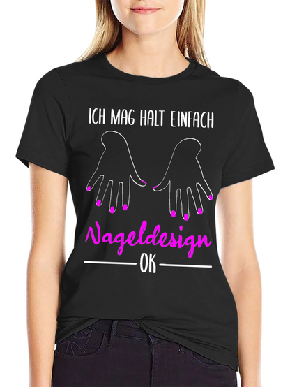Funny Nail Design T-Shirt for Manicure Lovers