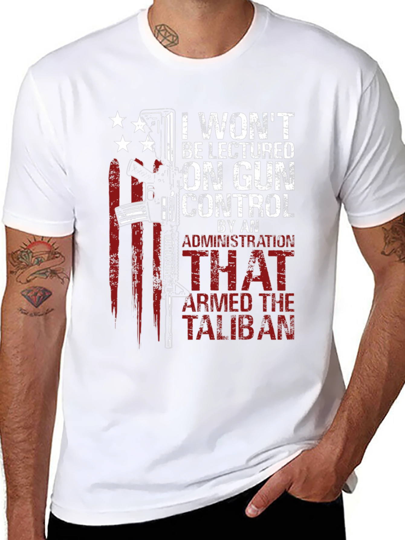 I Wont Be Lectured On Gun Control T-Shirt