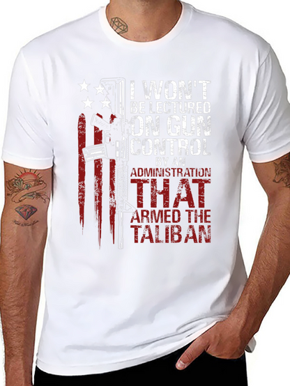 I Wont Be Lectured On Gun Control T-Shirt