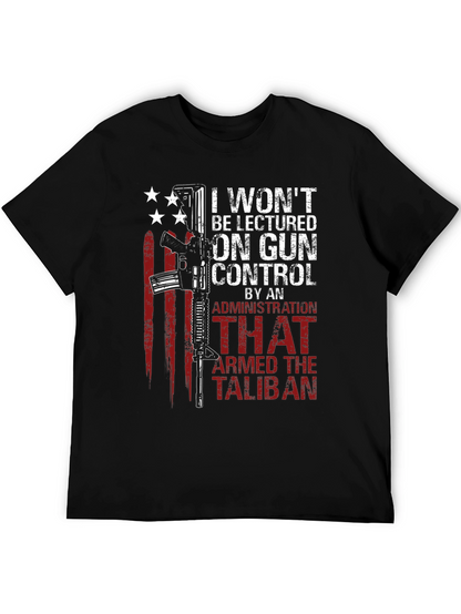 I Wont Be Lectured On Gun Control T-Shirt