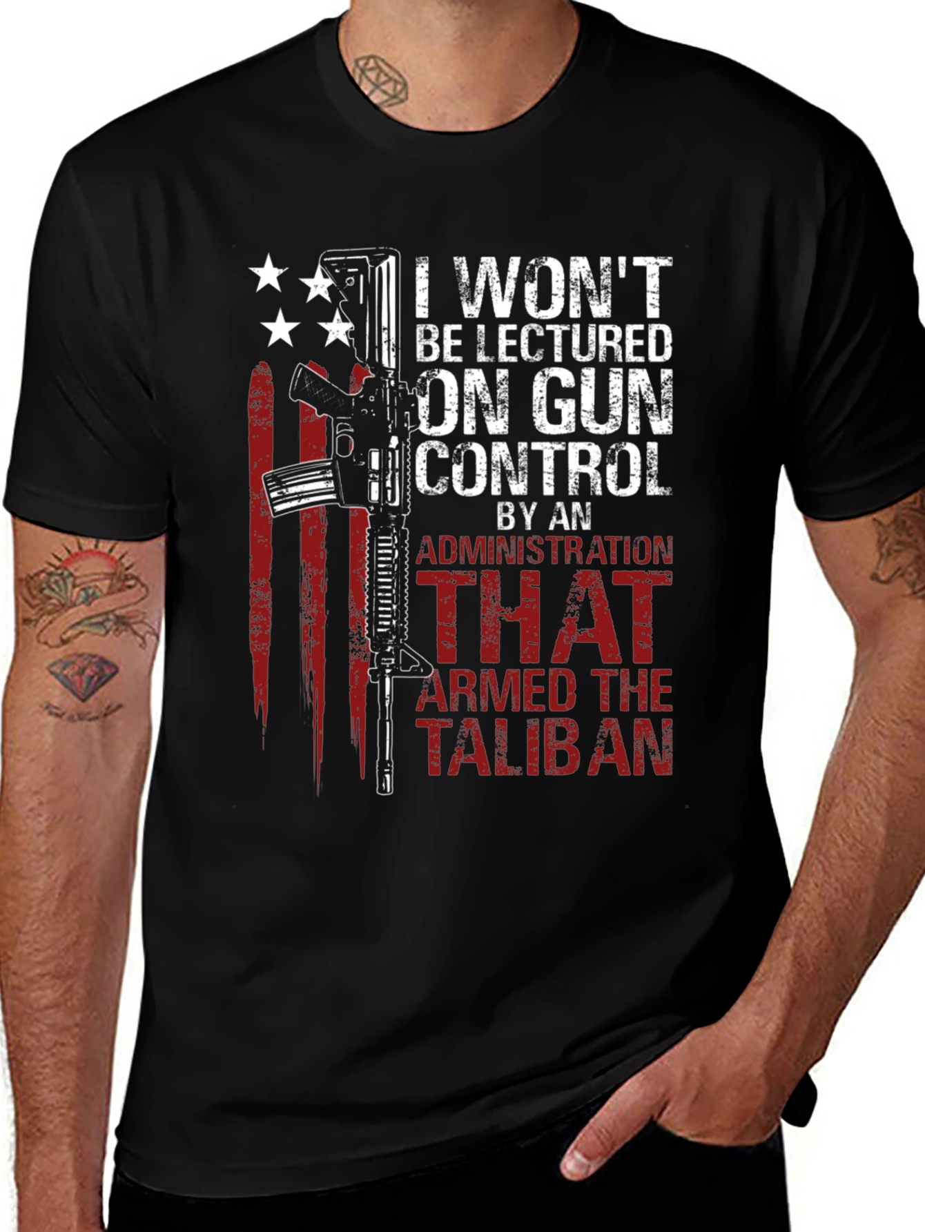 I Wont Be Lectured On Gun Control T-Shirt