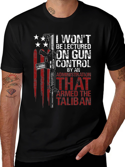 I Wont Be Lectured On Gun Control T-Shirt