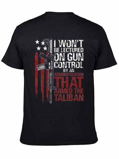 I Wont Be Lectured On Gun Control T-Shirt