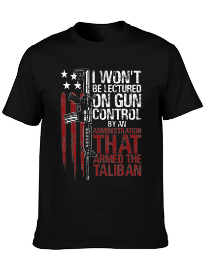 I Wont Be Lectured On Gun Control T-Shirt