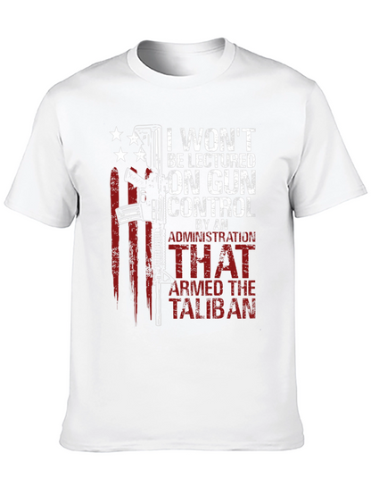 I Wont Be Lectured On Gun Control T-Shirt