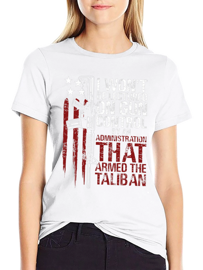 I Wont Be Lectured On Gun Control T-Shirt