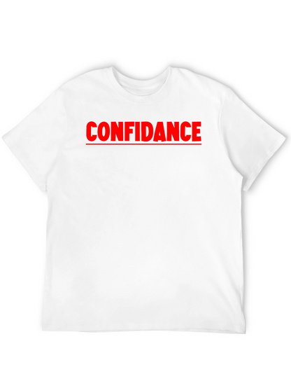 Confidance Black Graphic Tee - Express Yourself!