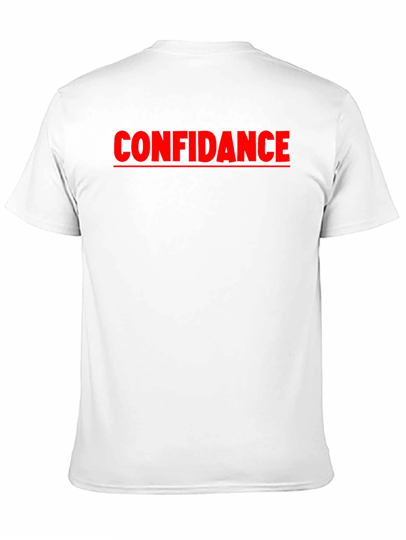 Confidance Black Graphic Tee - Express Yourself!