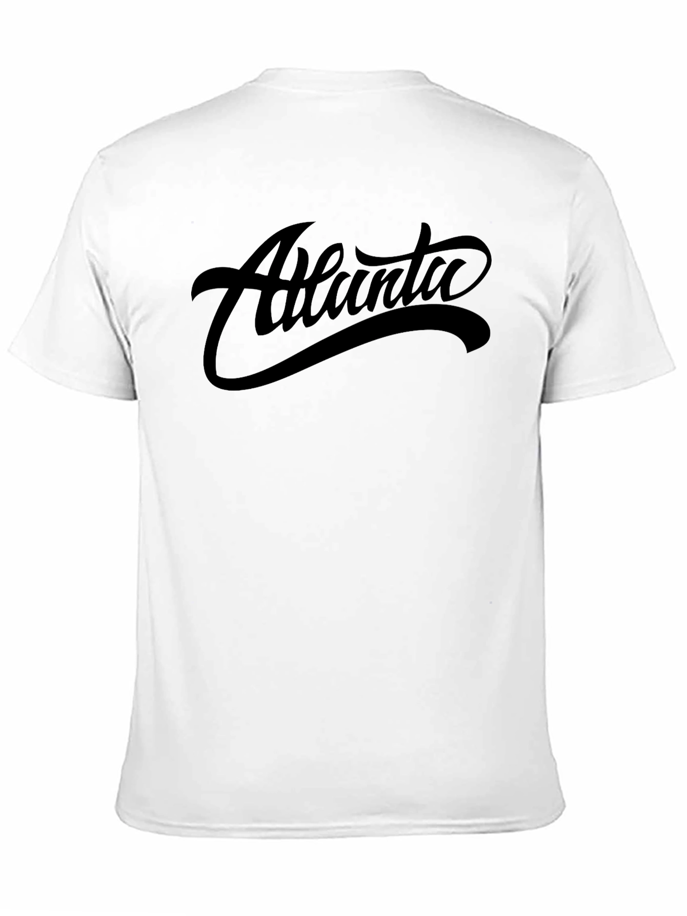 Atlanta Graphic Tee - Black Cotton T-Shirt