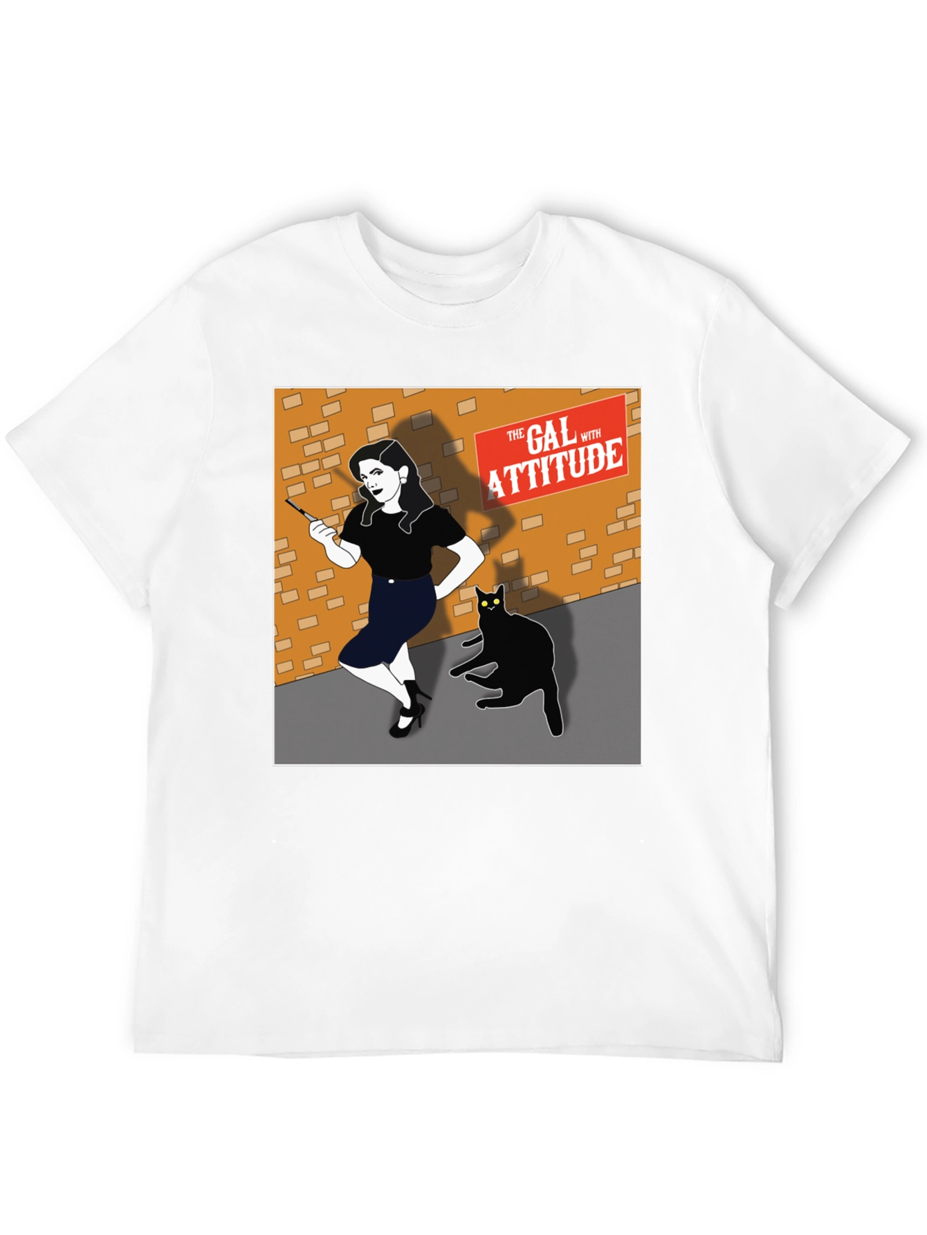 The Gal with Attitude Graphic T-Shirt
