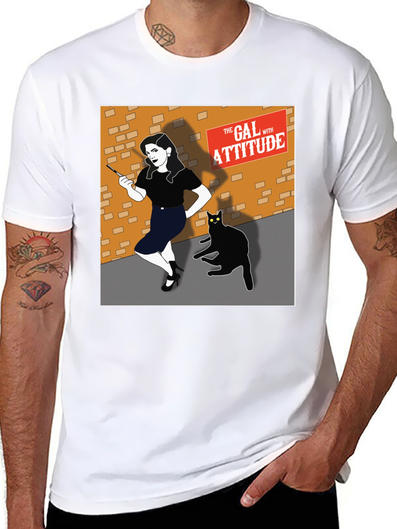 The Gal with Attitude Graphic T-Shirt