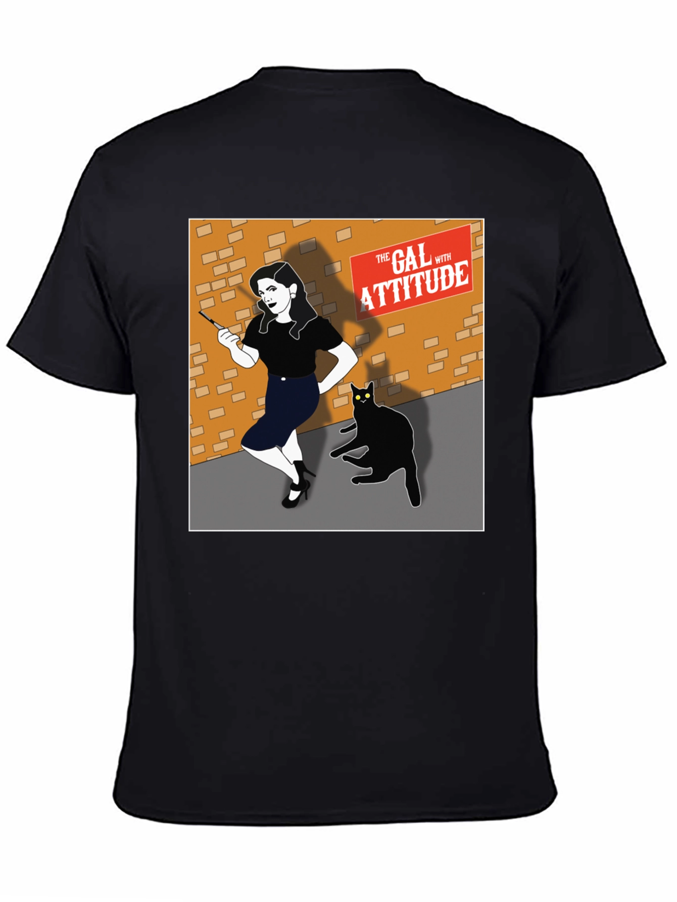 The Gal with Attitude Graphic T-Shirt