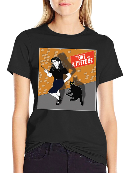 The Gal with Attitude Graphic T-Shirt