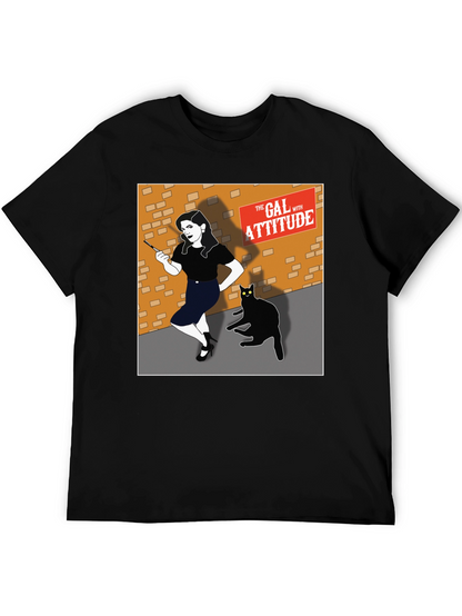 The Gal with Attitude Graphic T-Shirt