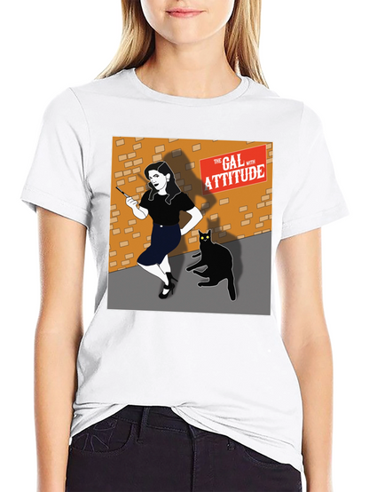The Gal with Attitude Graphic T-Shirt