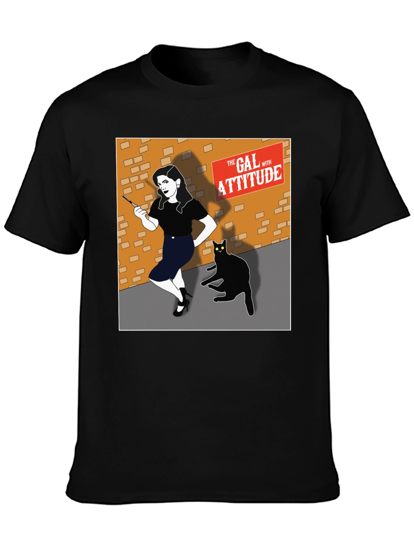 The Gal with Attitude Graphic T-Shirt