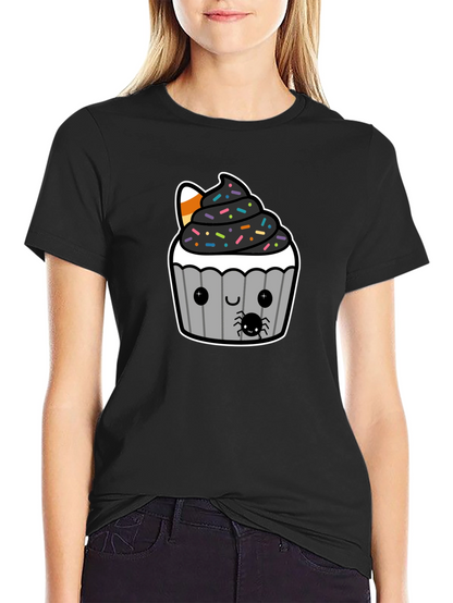 Spooky Cupcake T-Shirt - Halloween Treat Tee