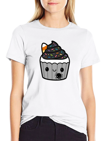 Spooky Cupcake T-Shirt - Halloween Treat Tee