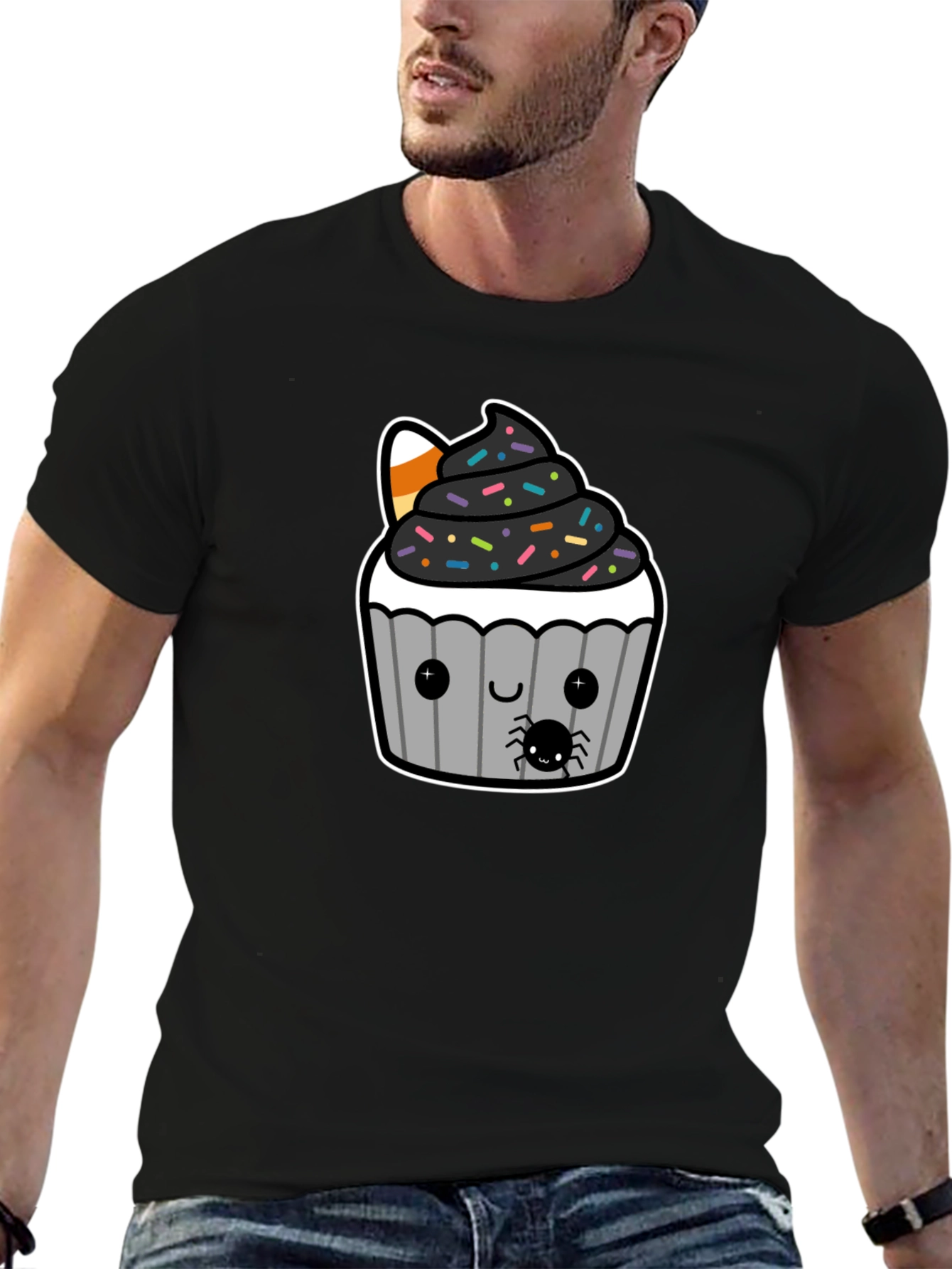 Spooky Cupcake T-Shirt - Halloween Treat Tee