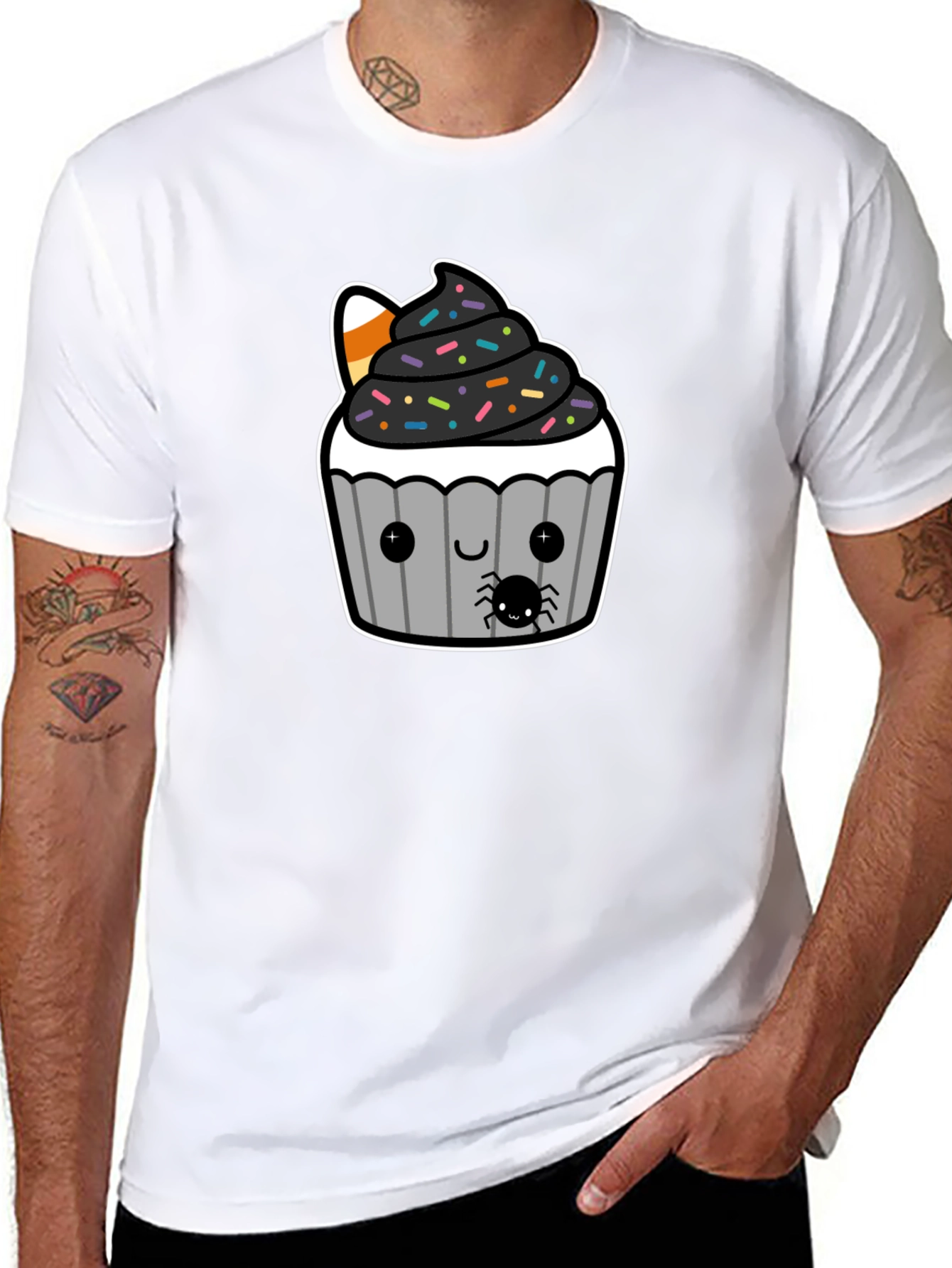Spooky Cupcake T-Shirt - Halloween Treat Tee