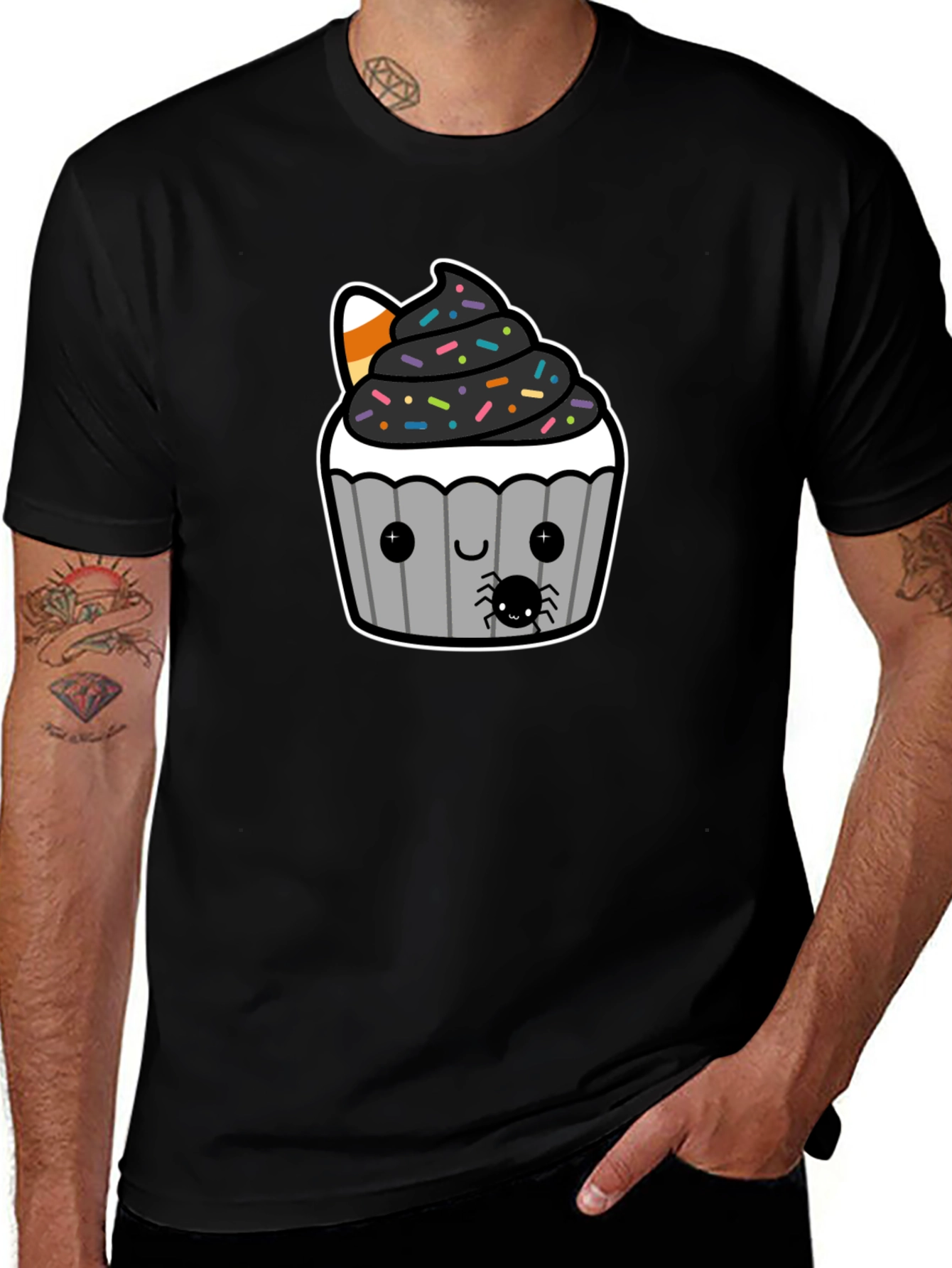 Spooky Cupcake T-Shirt - Halloween Treat Tee