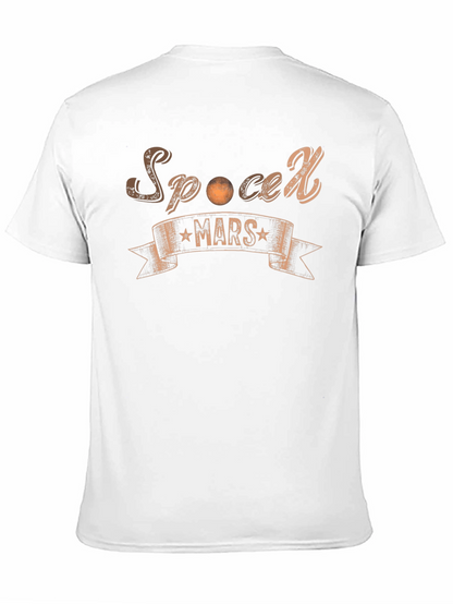 SpaceX Mars Black T-Shirt