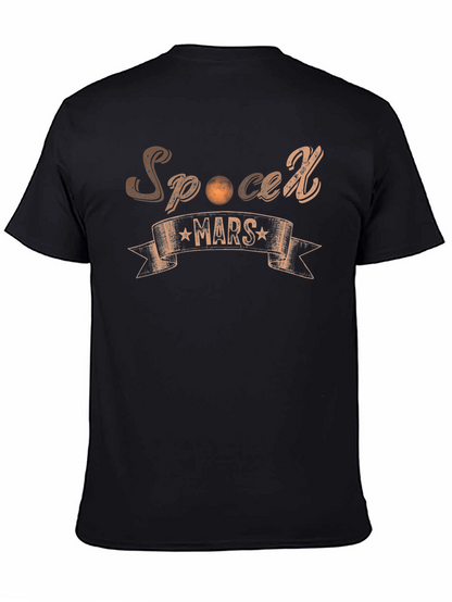 SpaceX Mars Black T-Shirt