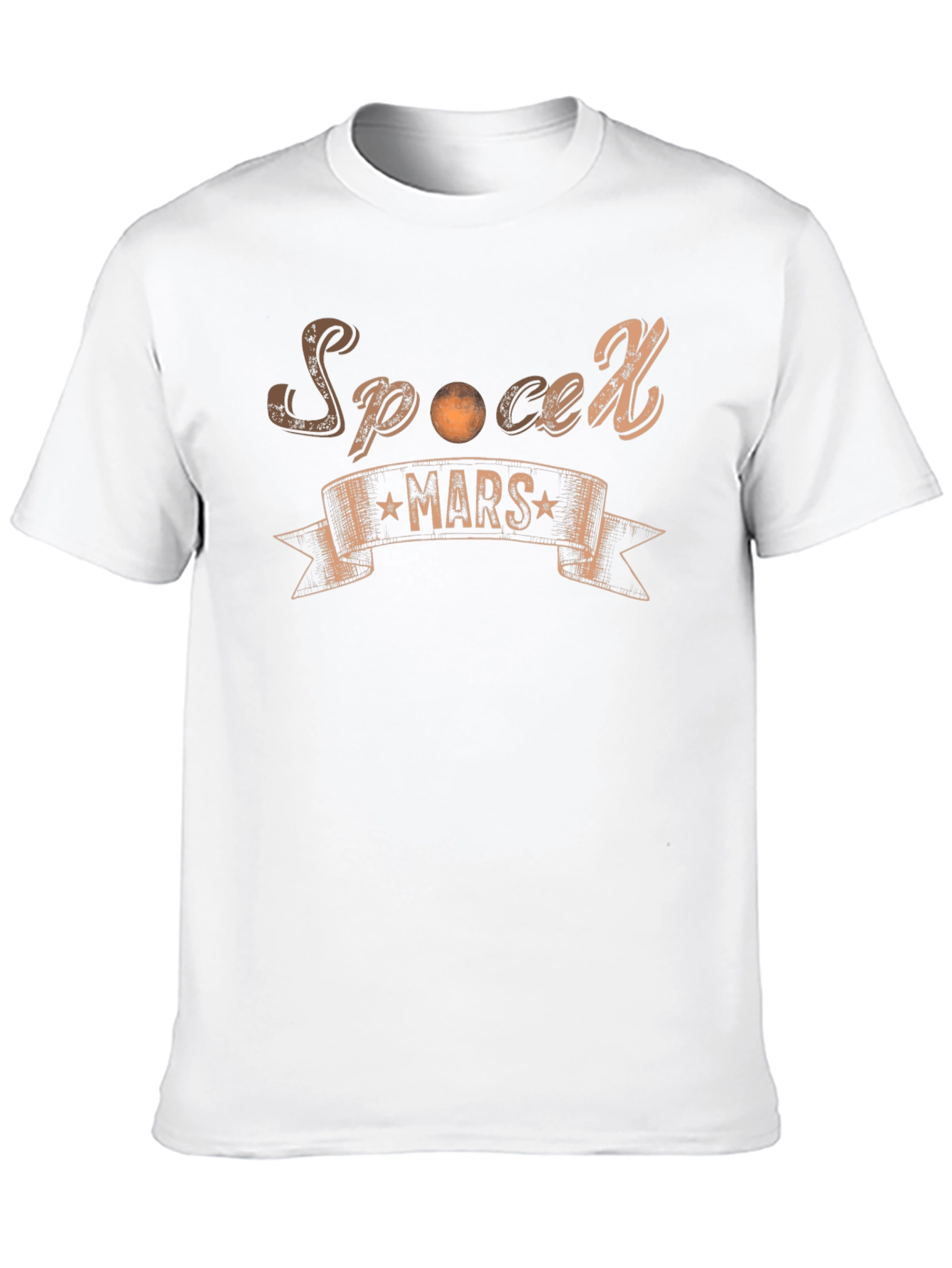 SpaceX Mars Black T-Shirt