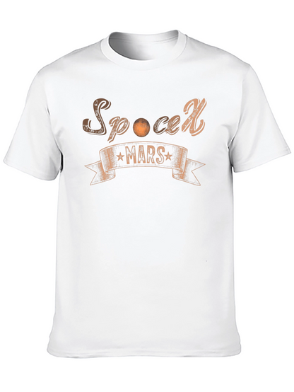 SpaceX Mars Black T-Shirt