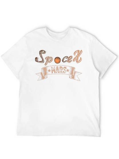 SpaceX Mars Black T-Shirt