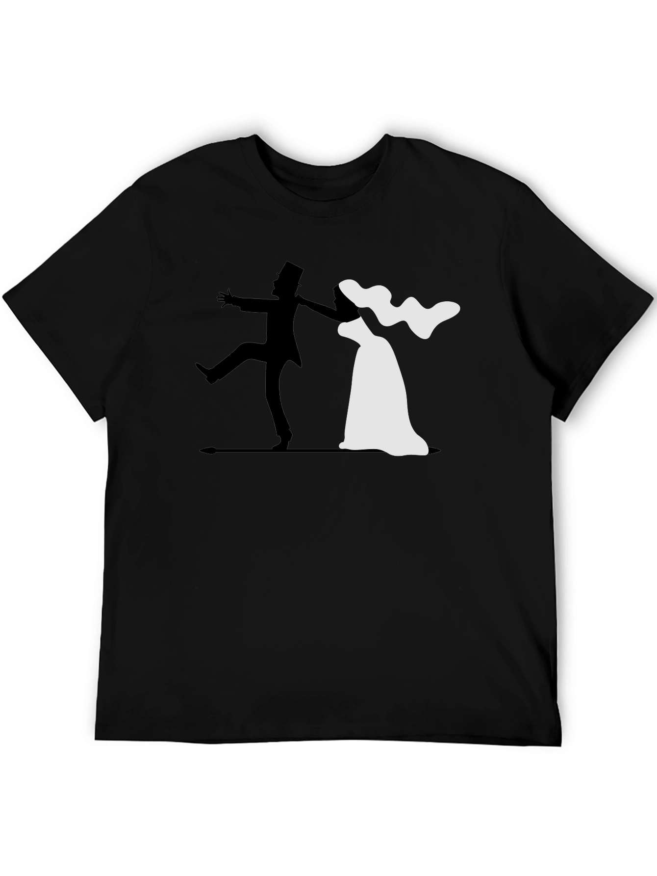 Bride and Groom Wedding Graphic T-Shirt