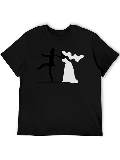 Bride and Groom Wedding Graphic T-Shirt