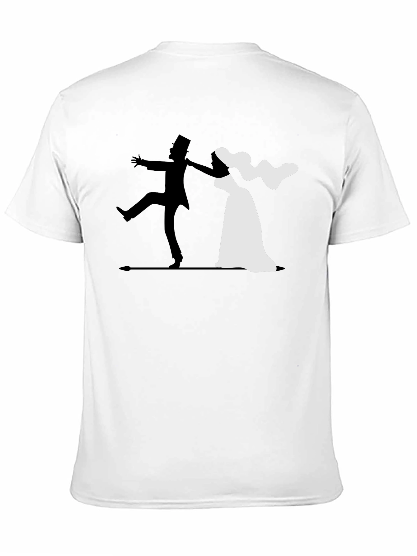 Bride and Groom Wedding Graphic T-Shirt