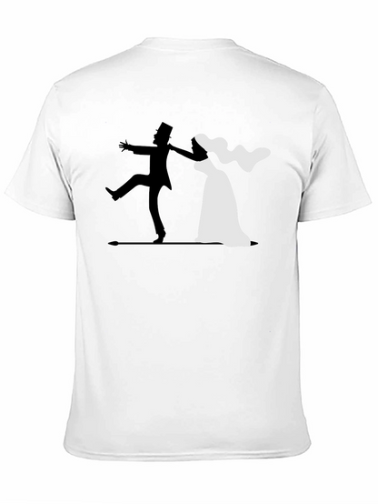 Bride and Groom Wedding Graphic T-Shirt
