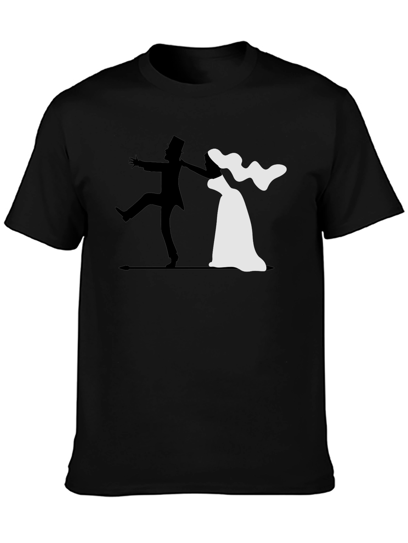 Bride and Groom Wedding Graphic T-Shirt