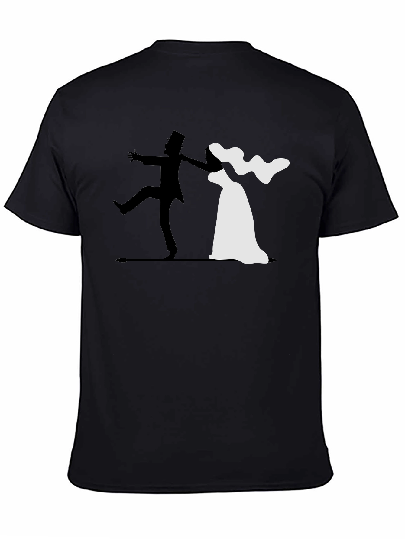 Bride and Groom Wedding Graphic T-Shirt